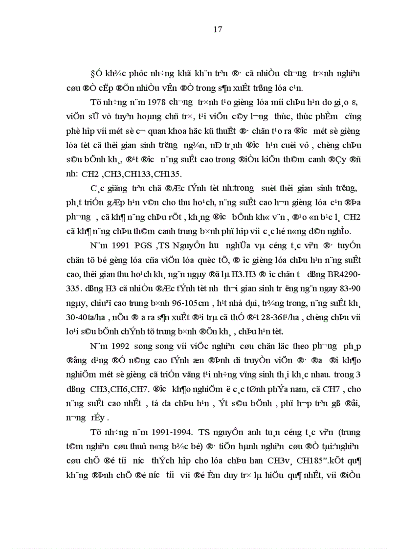 image for page Đánh giá khả năng sinh trưởng và phát triển của một số giống lúa cạn tại trường đại học nông lâm thái nguyên vụ mùa 2009