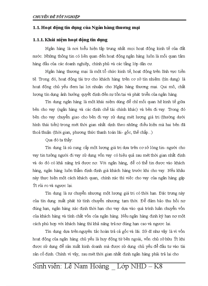 image for page Giải pháp nâng cao chất lượng tín dụng tại Ngân hàng Đầu tư và phát triển chi nhánh Quang Trung 1
