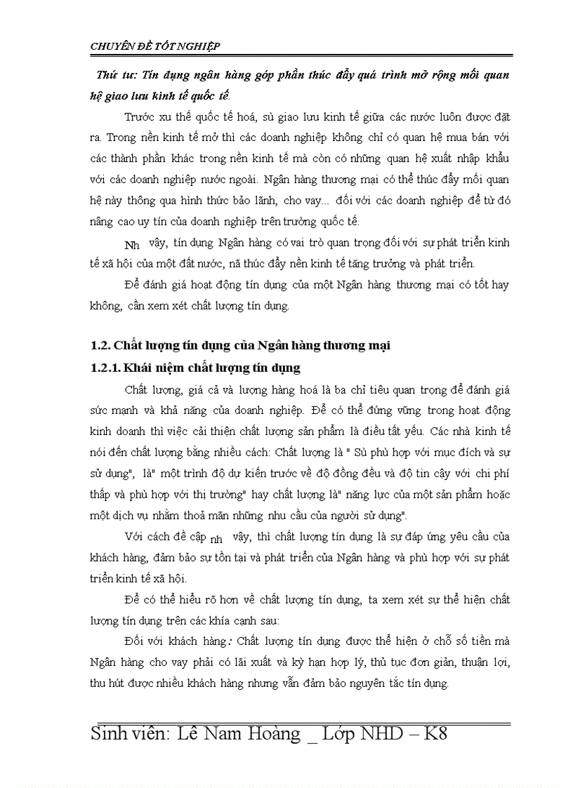 image for page Giải pháp nâng cao chất lượng tín dụng tại Ngân hàng Đầu tư và phát triển chi nhánh Quang Trung 1
