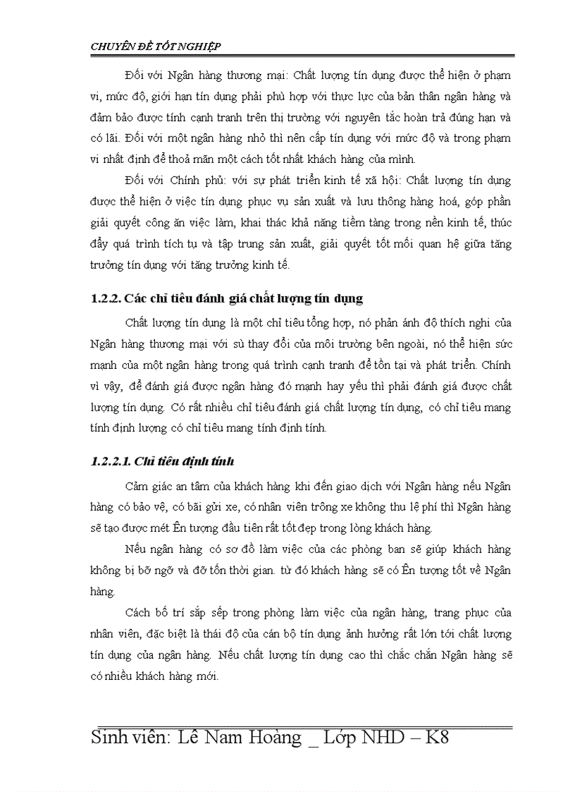 image for page Giải pháp nâng cao chất lượng tín dụng tại Ngân hàng Đầu tư và phát triển chi nhánh Quang Trung 1
