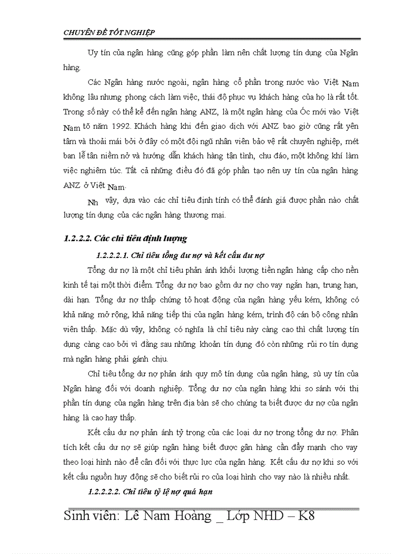 image for page Giải pháp nâng cao chất lượng tín dụng tại Ngân hàng Đầu tư và phát triển chi nhánh Quang Trung 1