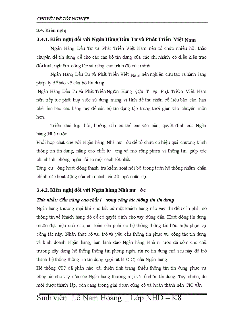 image for page Giải pháp nâng cao chất lượng tín dụng tại Ngân hàng Đầu tư và phát triển chi nhánh Quang Trung 1