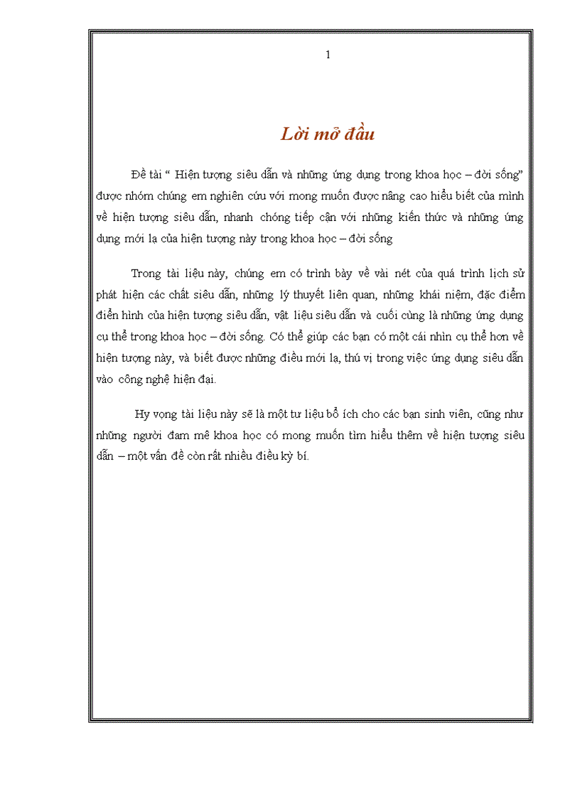 image for page Hiện tượng siêu dẫn và những ứng dụng trong khoa học đời sống