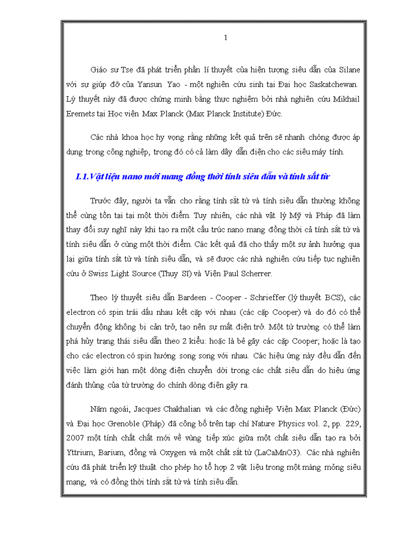 image for page Hiện tượng siêu dẫn và những ứng dụng trong khoa học đời sống