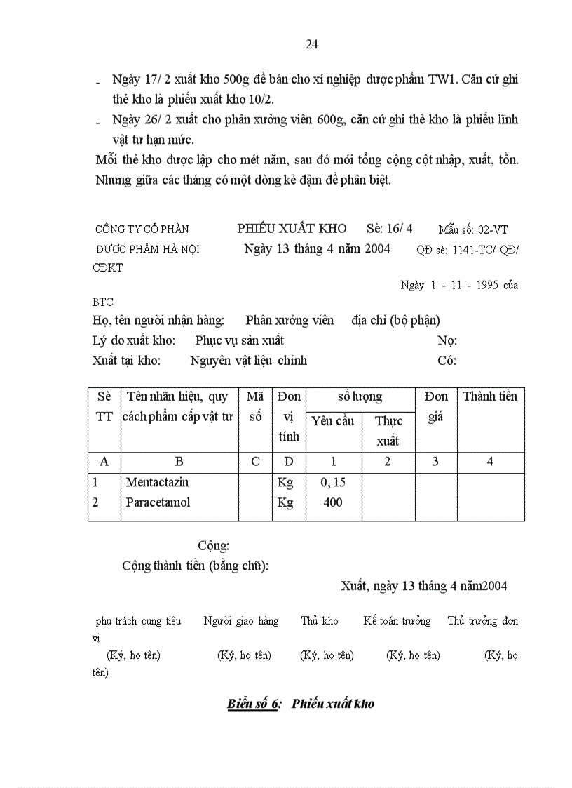 image for page Hạch toán Nguyên vật liệu với việc nâng cao hiệu quả quản lý và sử dụng Nguyên vật liệu tại công ty Cổ phần Dược phẩm Hà Nội 1