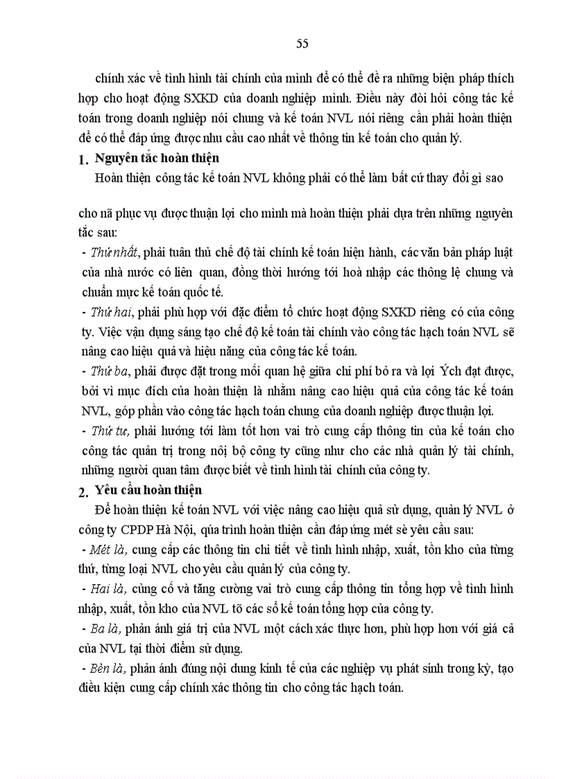 image for page Hạch toán Nguyên vật liệu với việc nâng cao hiệu quả quản lý và sử dụng Nguyên vật liệu tại công ty Cổ phần Dược phẩm Hà Nội 1