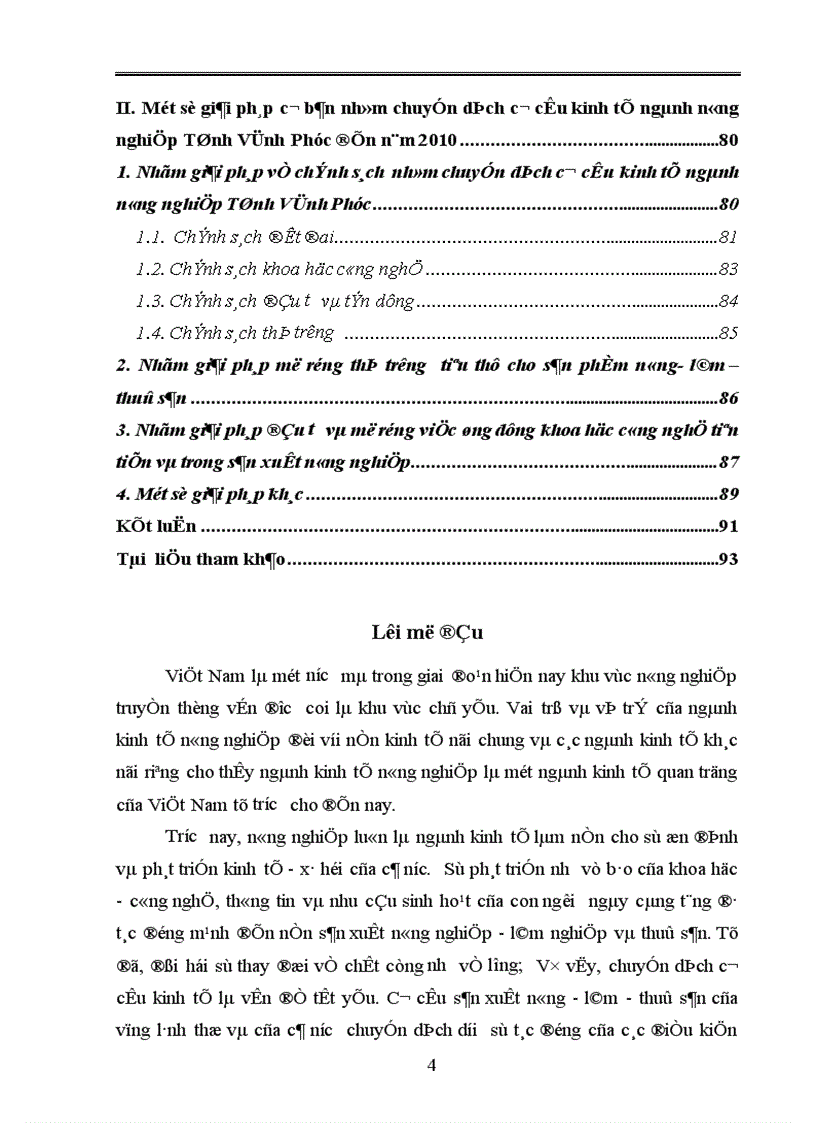 image for page Phương hướng và giải pháp thúc đẩy chuyển dịch cơ cấu kinh tế ngành nông nghiệp Tỉnh Vĩnh Phúc giai đoạn 2004 2010