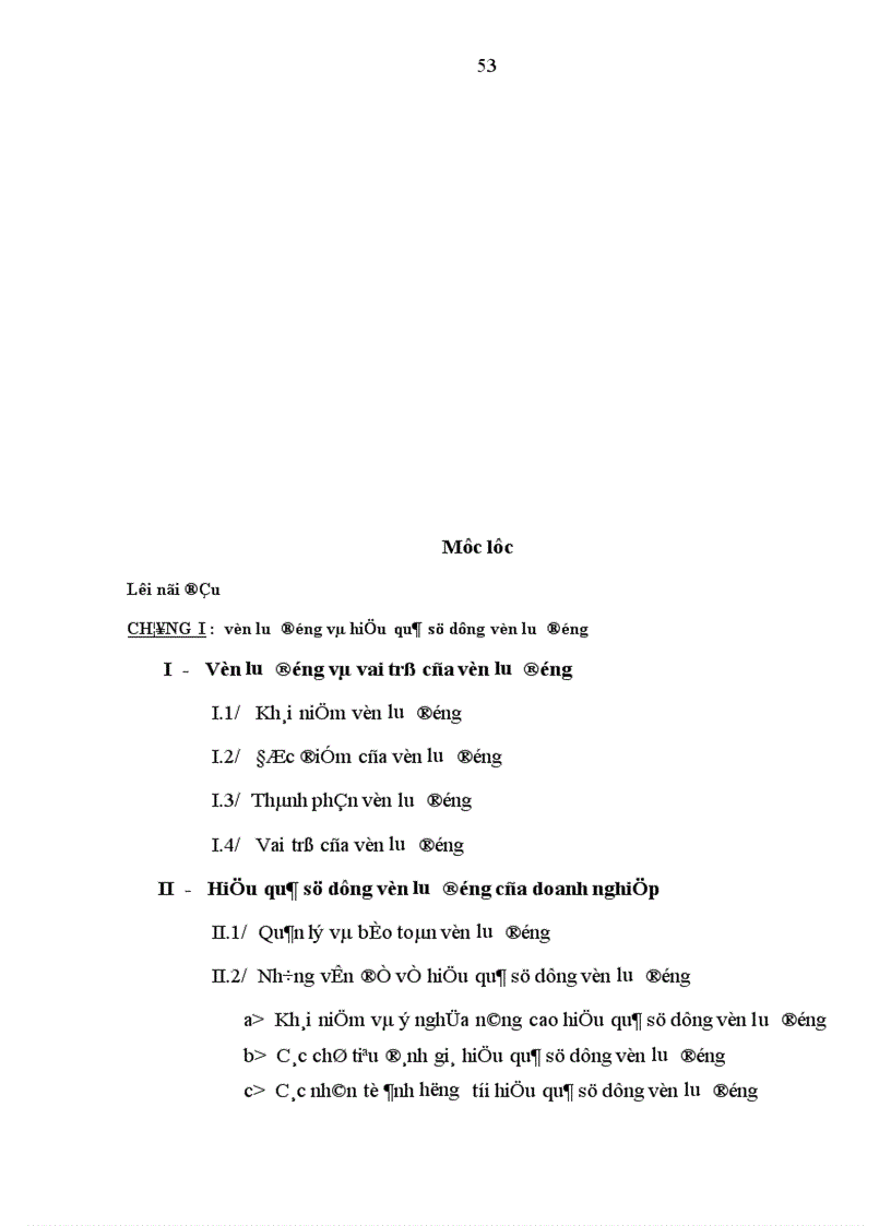 image for page Vốn lưu động và hiệu quả sử dụng vốn lưu động tại Công ty Cổ phần Thiết bị thương mại 1
