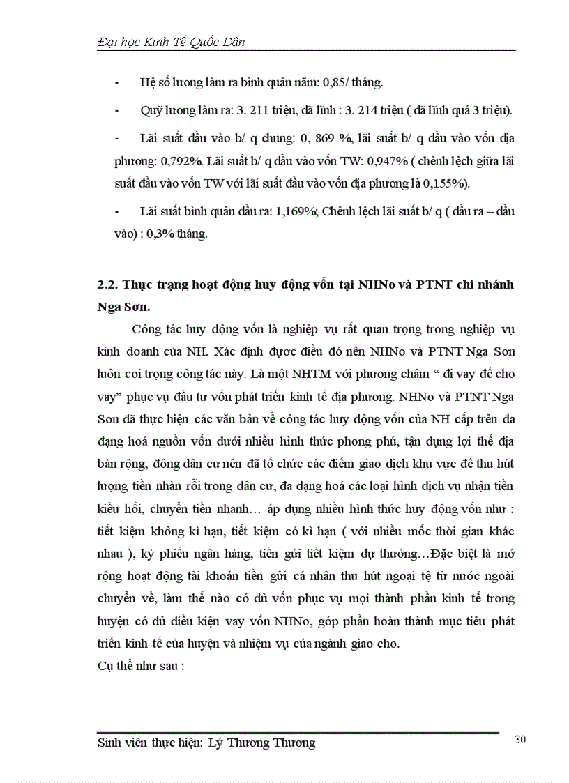 image for page Giải pháp tăng cường khả năng huy động vốn của Ngân hàng Nông nghiệp và Phát triển nông thôn chi nhánh Nga sơn 1