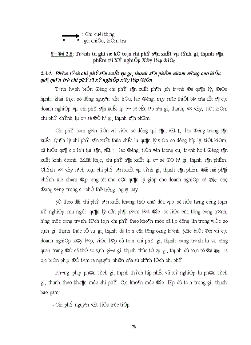 image for page Hoàn thiện công tác tổ chức hạch toán chi phí sản xuất và tính giá thành với việc tăng cường công tác quản trị tại Xí nghiệp xây lắp Điện Công Ty Điện Lực I