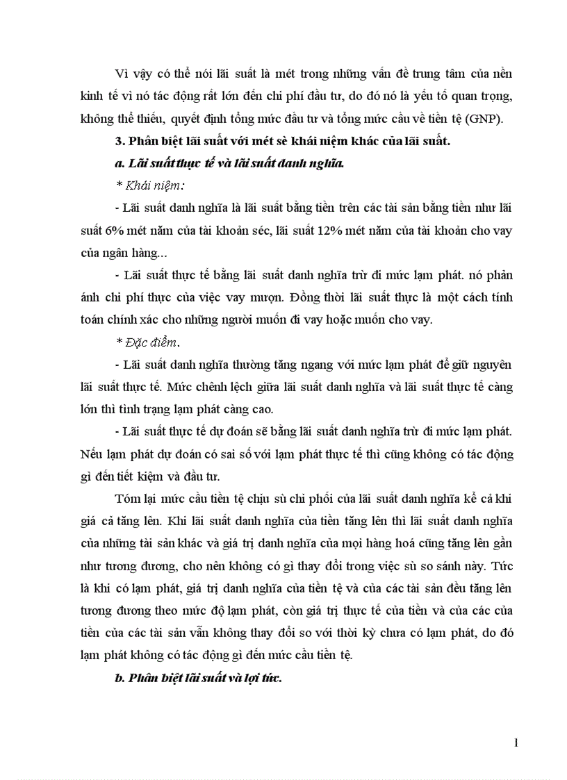 image for page Lãi suất và vai trò của lãi suất trong huy động vốn 1