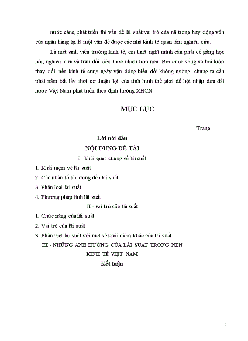 image for page Lãi suất và vai trò của lãi suất trong huy động vốn 1