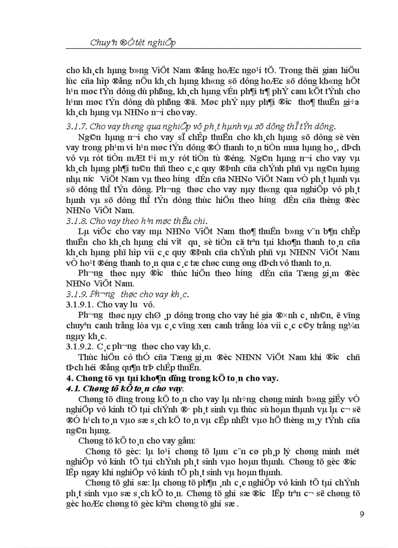 image for page Một số giải pháp nhằm nâng cao hiệu quả công tác kế toán cho vay tại NHNo và PTNT huyện Quế Võ 1