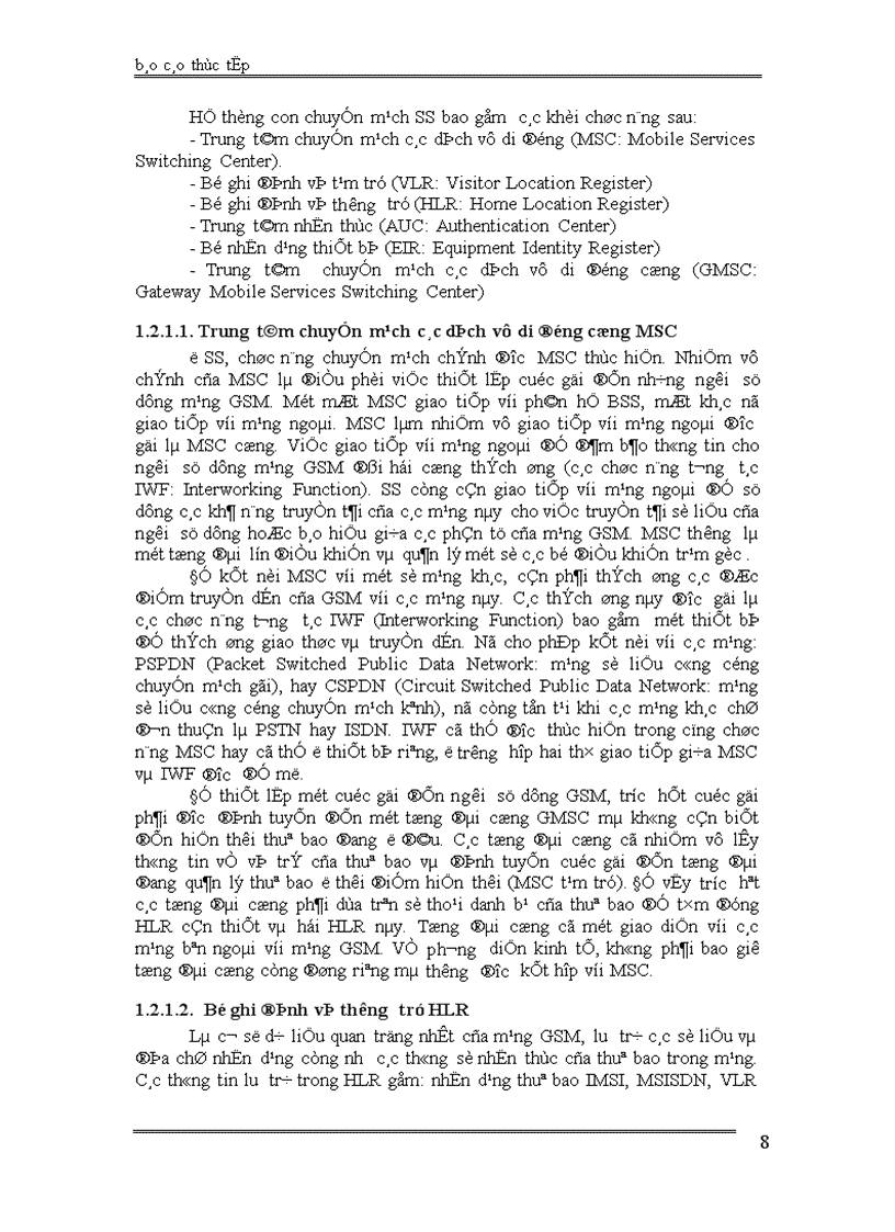 image for page Mạng thông tin di động GSM