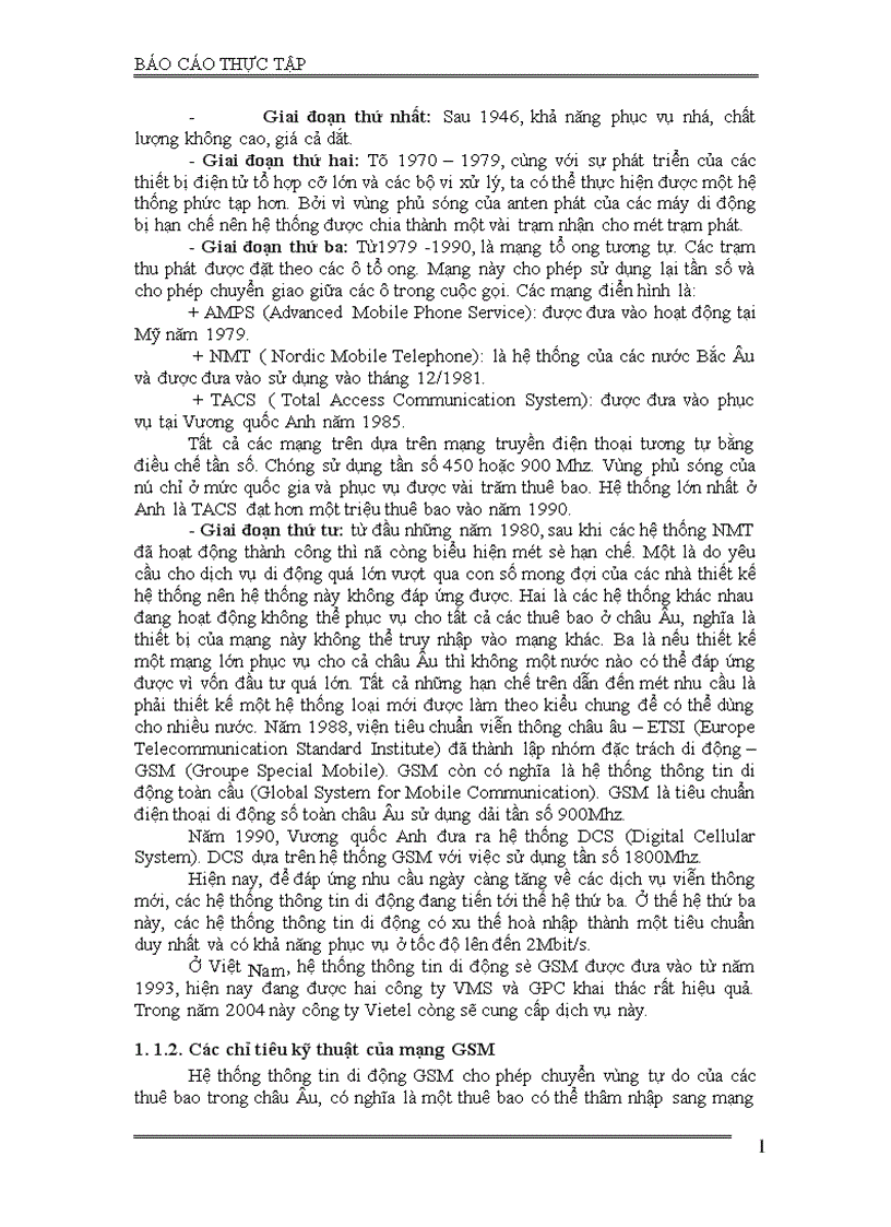 image for page Mạng thông tin di động GSM