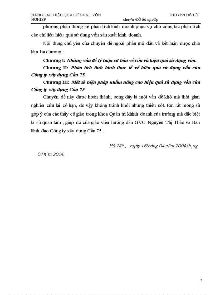 image for page Một số biện pháp nhằm nâng cao hiệu quả sử dụng vốn tại Công ty xây dựng Cầu 75 1