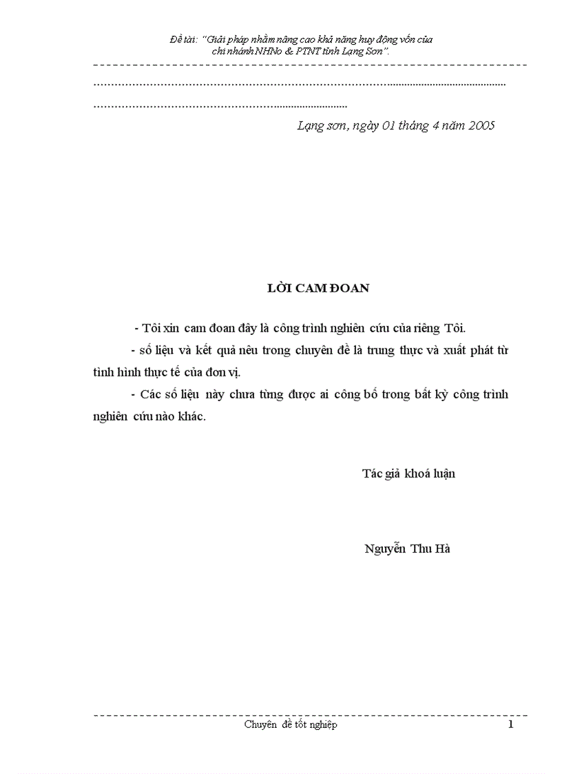 image for page Giải pháp nhằm nâng cao hiệu quả huy động vốn tại chi nhánh NHNo PTNT Tỉnh Lạng Sơn 1