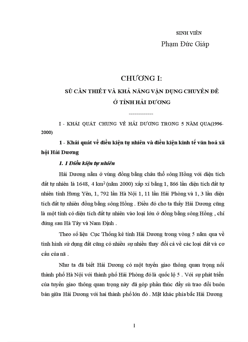 image for page Hệ thống chỉ tiêu CNH HĐH nông nghiệp và nông thôn và áp dụng các phương pháp phân tích thống kê để phân tích quá trình CNH HĐH ở tỉnh Hải Dương 1