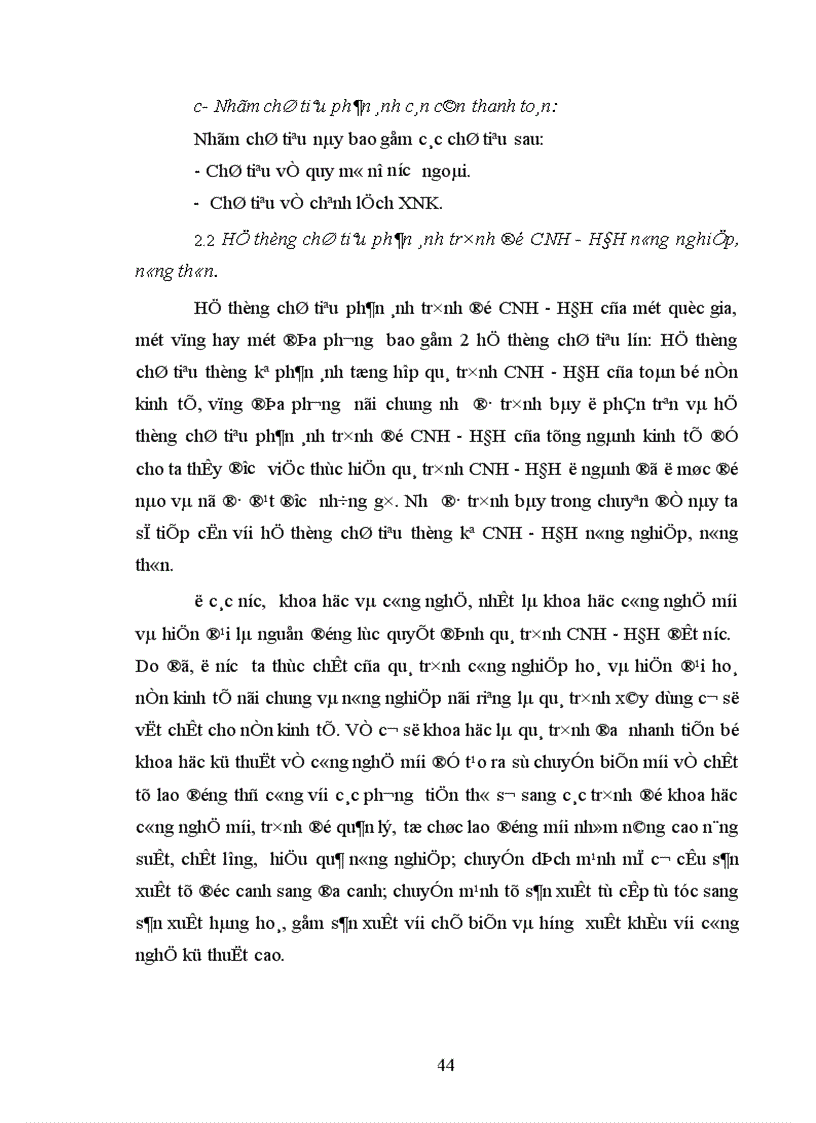 image for page Hệ thống chỉ tiêu CNH HĐH nông nghiệp và nông thôn và áp dụng các phương pháp phân tích thống kê để phân tích quá trình CNH HĐH ở tỉnh Hải Dương 1