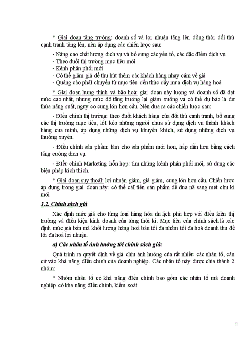 image for page Vận dụng các chính sách Marketing mix tại Trung tâm Du lịch Hà Nội 1