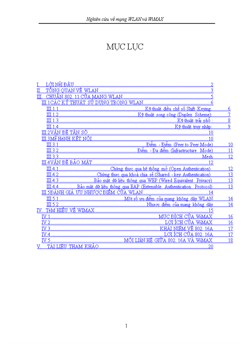image for page Nghiên cứu về mạng WLAN và WiMAX 1