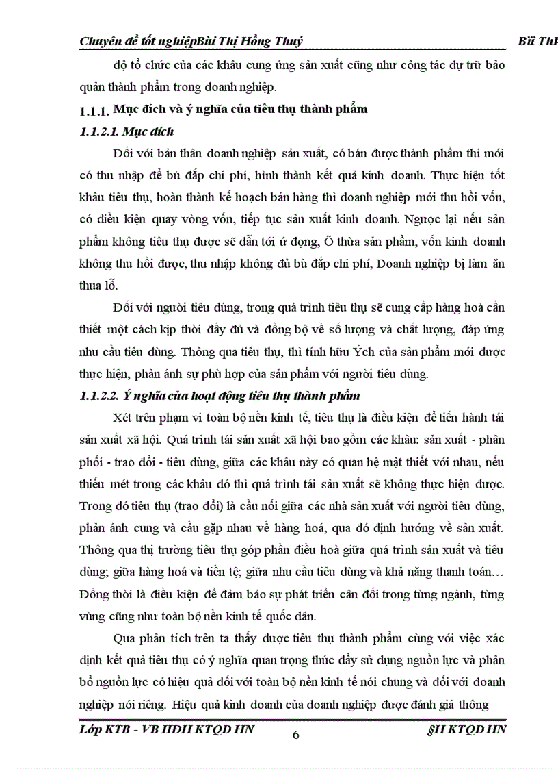 image for page Hoàn thiện hạch toán tiêu thụ thành phẩm và xác định kết quả kinh doanh 1