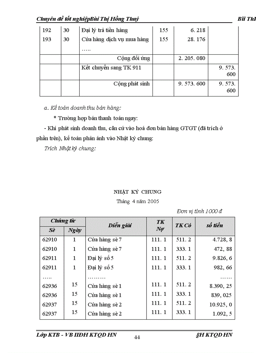 image for page Hoàn thiện hạch toán tiêu thụ thành phẩm và xác định kết quả kinh doanh 1