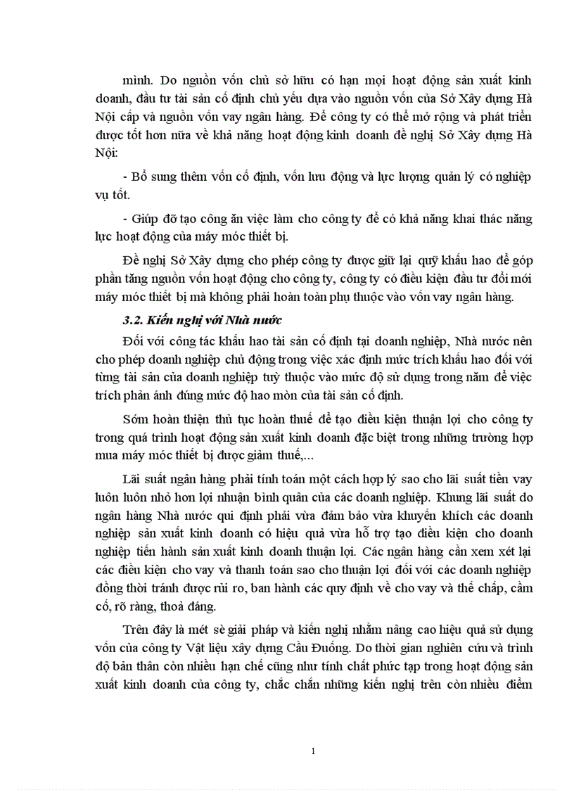 image for page Giải pháp nâng cao hiệu quả sử dụng vốn tại công ty Vật liệu xây dựng Cầu Đuống Sở Xây dựng Hà Nội 1