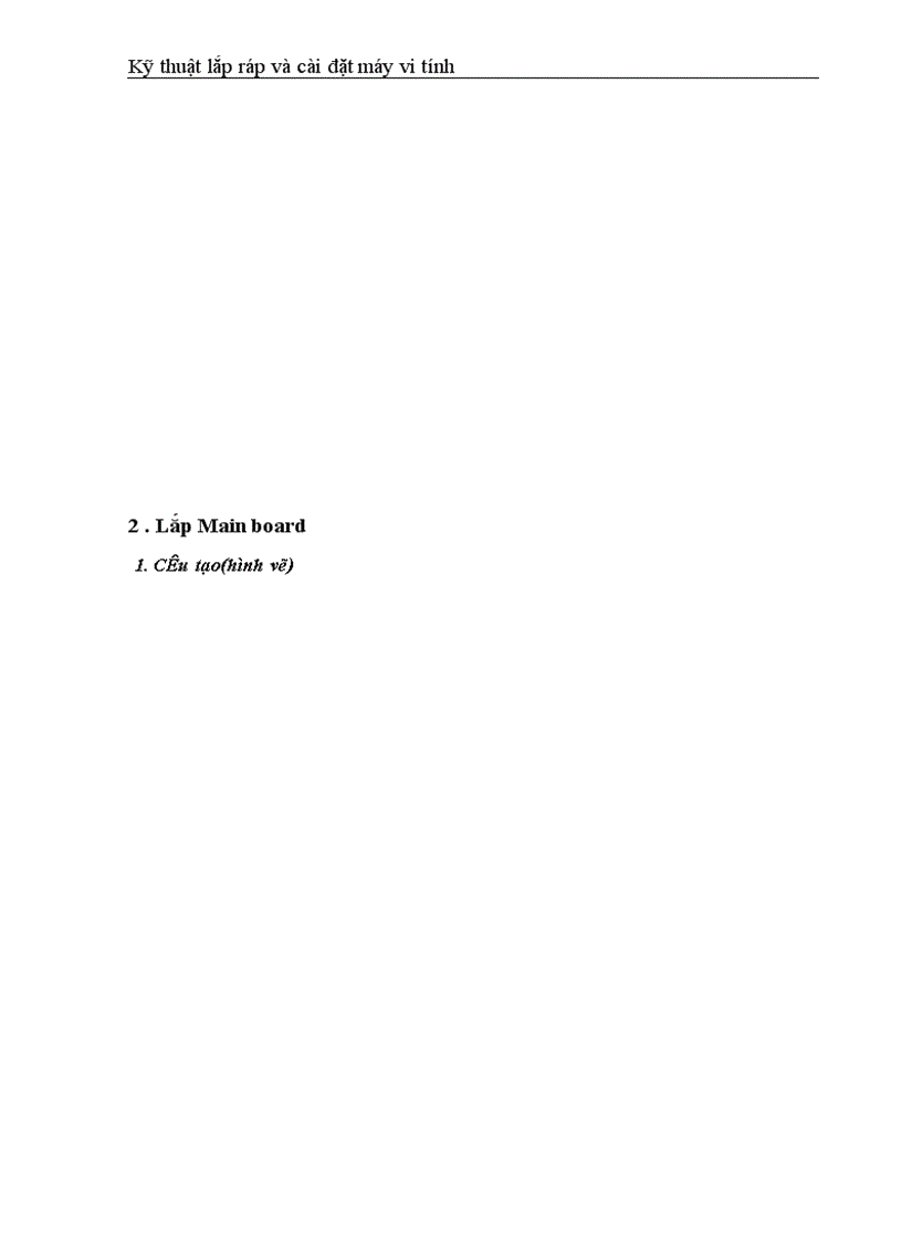 image for page Kỹ thuật lắp ráp và cài đặt máy vi tính 1