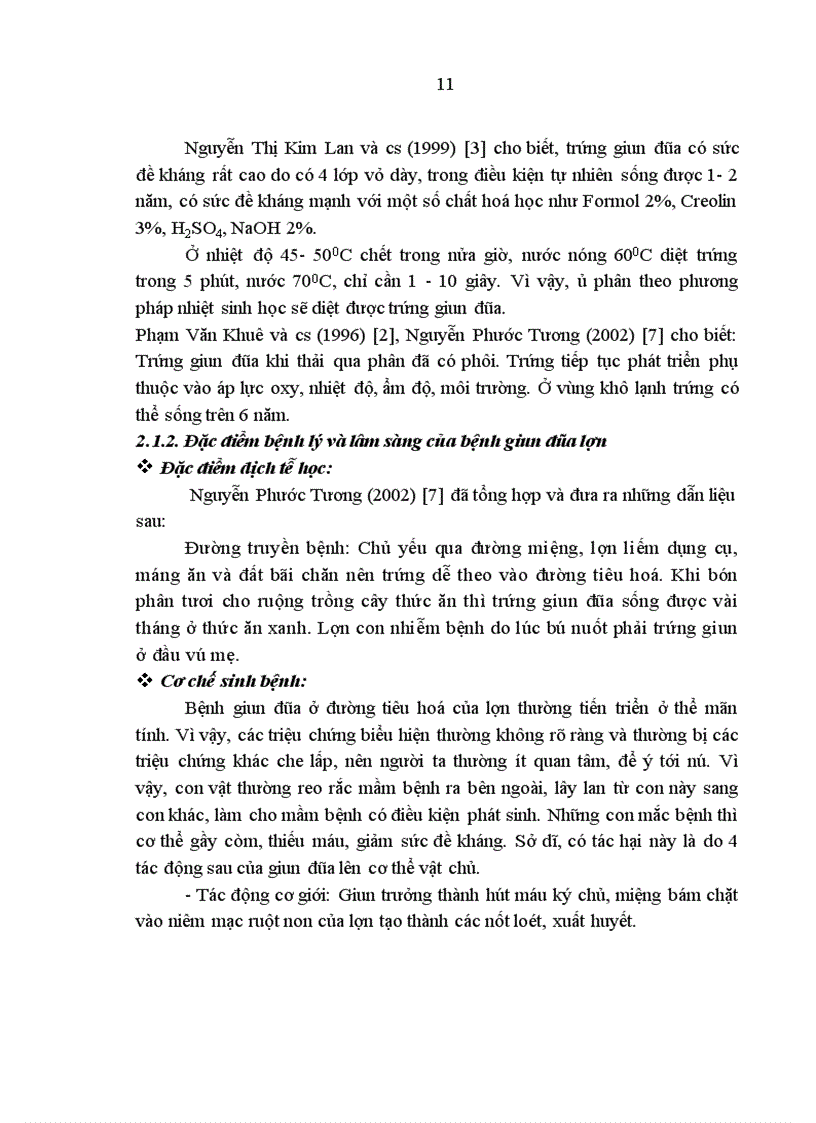 image for page Tình hình nhiễm giun đũa ở lợn nuôi tại xã Tự Lạn huyện Việt Yên tỉnh Bắc Giang và biện pháp phòng trị