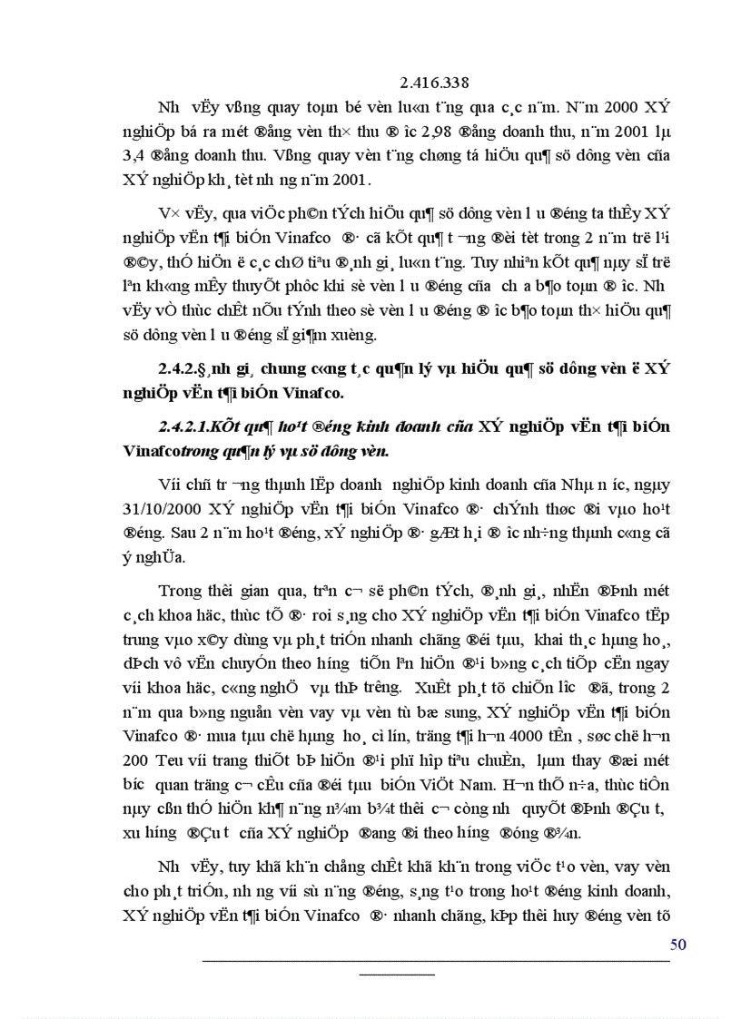 image for page Giải pháp nâng cao hiệu quả sử dụng vốn kinh doanh ở Xí Nghiệp Vận Tải Biển Vinafco 1