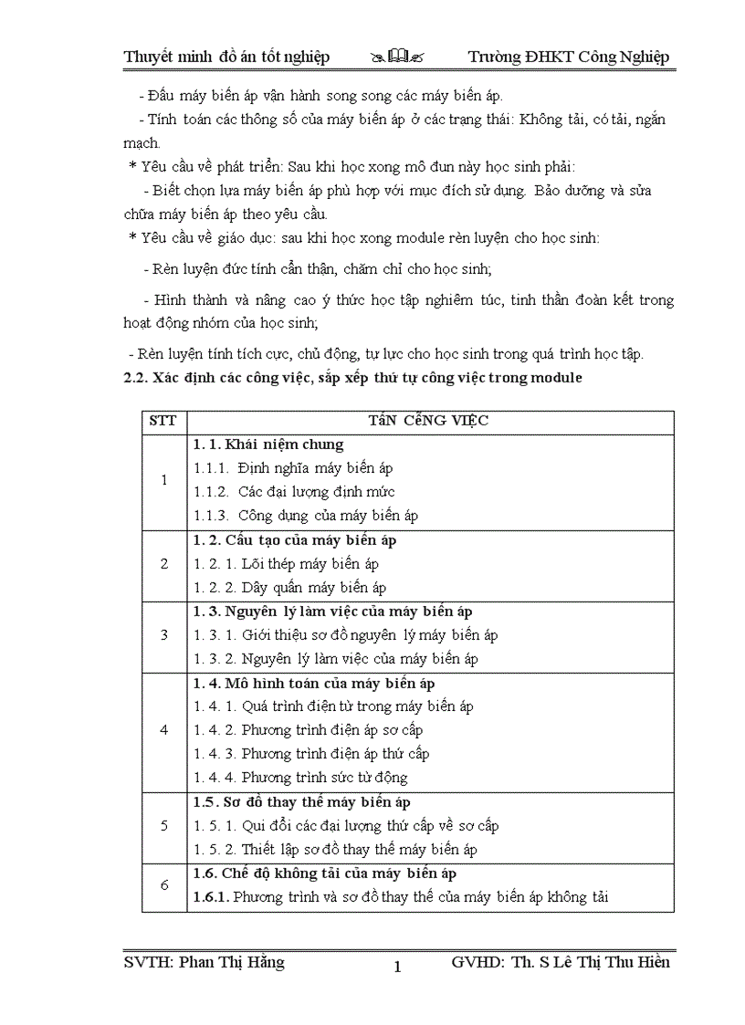 image for page Thiết kế nội dung dạy học theo module