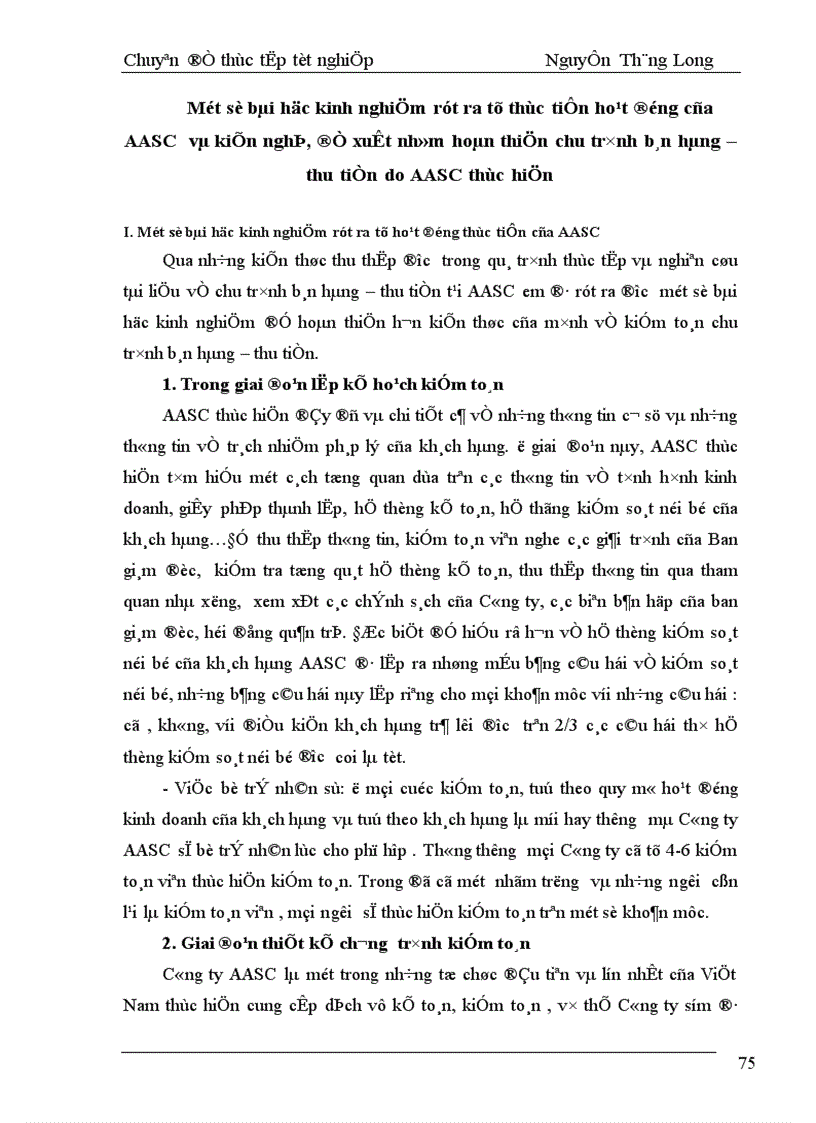 image for page Kiểm toán chu trình bán hàng thu tiền trong kiểm toán Báo cáo tài chính do AASC thực hiện 1