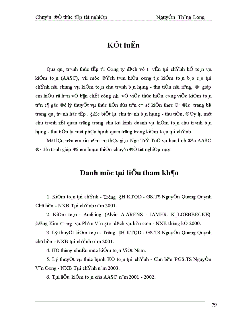 image for page Kiểm toán chu trình bán hàng thu tiền trong kiểm toán Báo cáo tài chính do AASC thực hiện 1