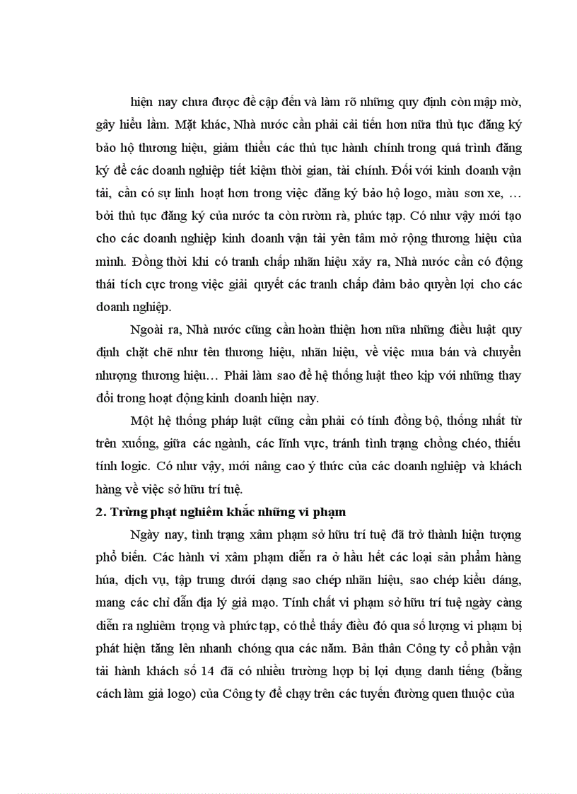 image for page Hoàn thiện và quản lý thương hiệu Công ty Cổ phần Vận tải Hành khách số 14 1