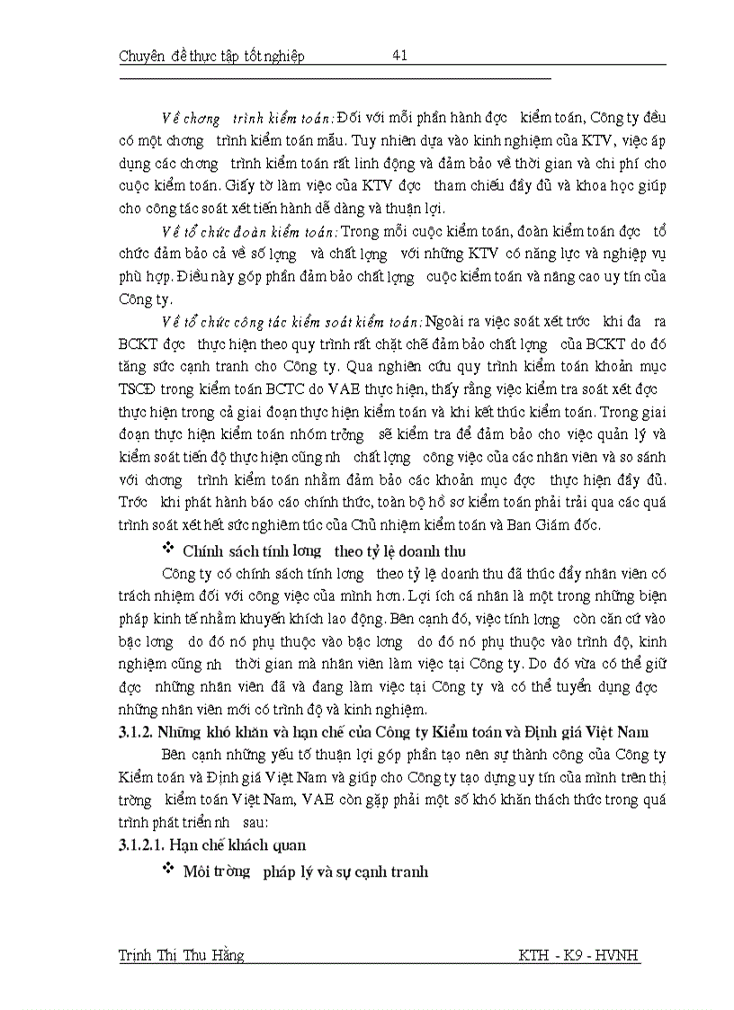 image for page Hoàn thiện quy trình kiểm toán khoản mục tài sản cố định trong kiểm toán báo cáo tài chính do Công ty TNHH Kiểm toán và Định giá Việt Nam thực hiện 1