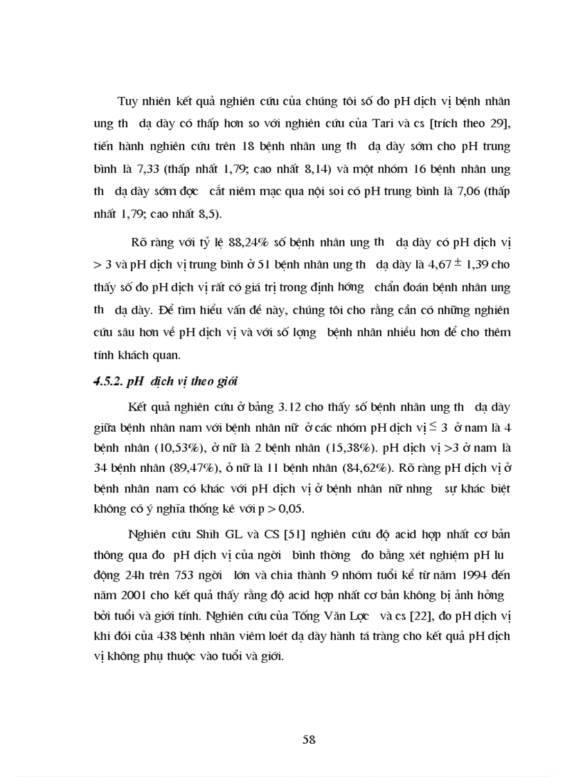 image for page Nghiên cứu đặc điểm lâm sàng hình ảnh nội soi mô bệnh học và pH dịch vị của bệnh nhân ung thư dạ dày tại Bệnh Viện Quân y 103