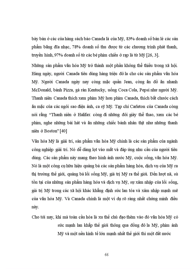 image for page ảnh hưởng của văn hóa Mỹ đối với Canada