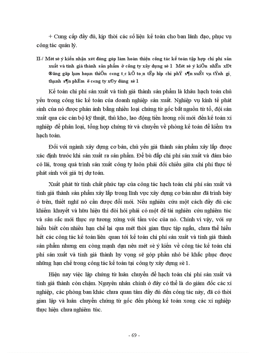 image for page Kế toán tập hợp chi phí sản xuất và tính giá thành sản phẩm xây lắp ở Công ty xây dựng số 1 1
