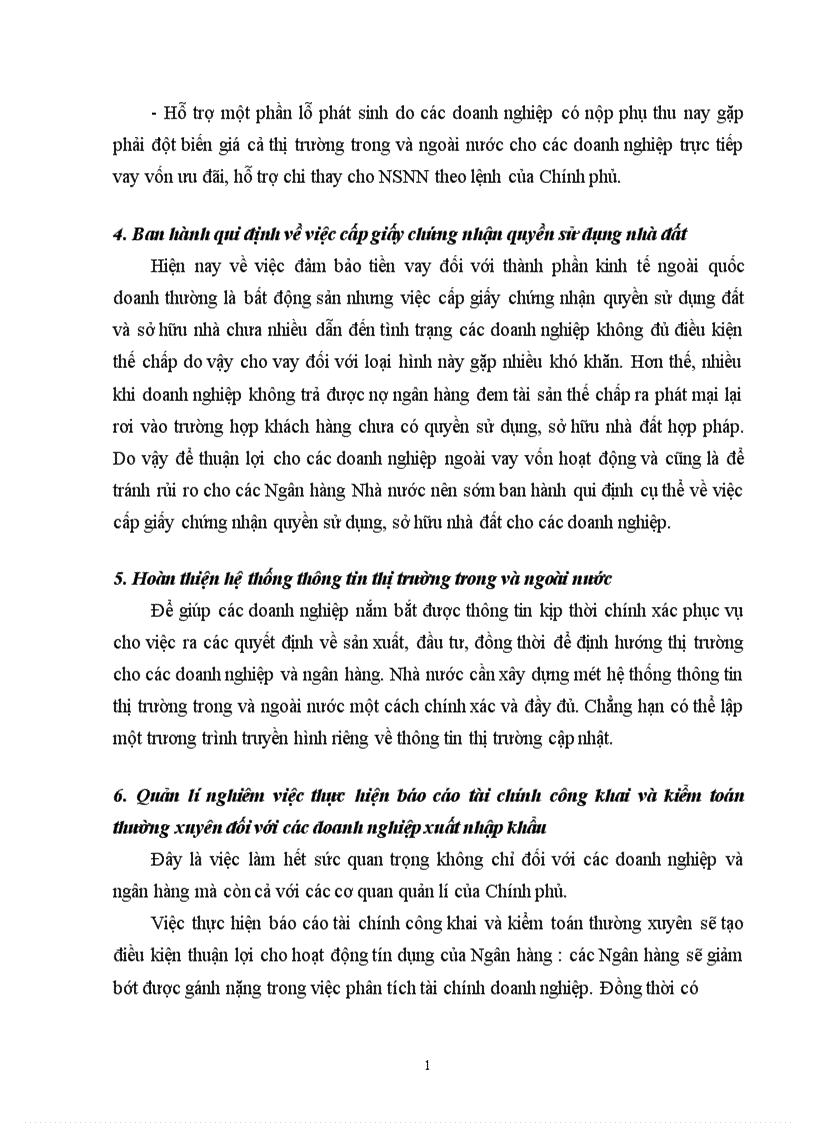 image for page Một số giải pháp nhằm nâng cao chất lượng tín dụng xuất nhập khẩu tại Chi nhánh Ngân hàng Công thương khu vực Đống Đa 1