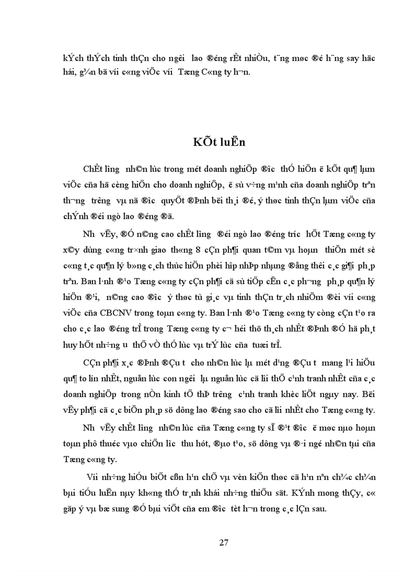 image for page Chất lượng nhân lực của Tổng công ty xay dựng công trình giao thông 8 Nguyên nhân và hướng biện pháp nâng cao 1