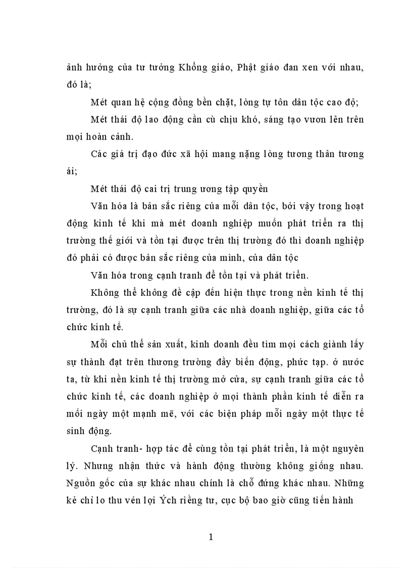 image for page Phân tích ảnh hưởng tích cực và hạn chế của nền văn hóa chung của một dân tộc đến quản lý các doanh nghiệp
