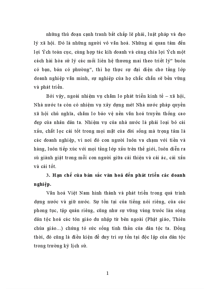 image for page Phân tích ảnh hưởng tích cực và hạn chế của nền văn hóa chung của một dân tộc đến quản lý các doanh nghiệp