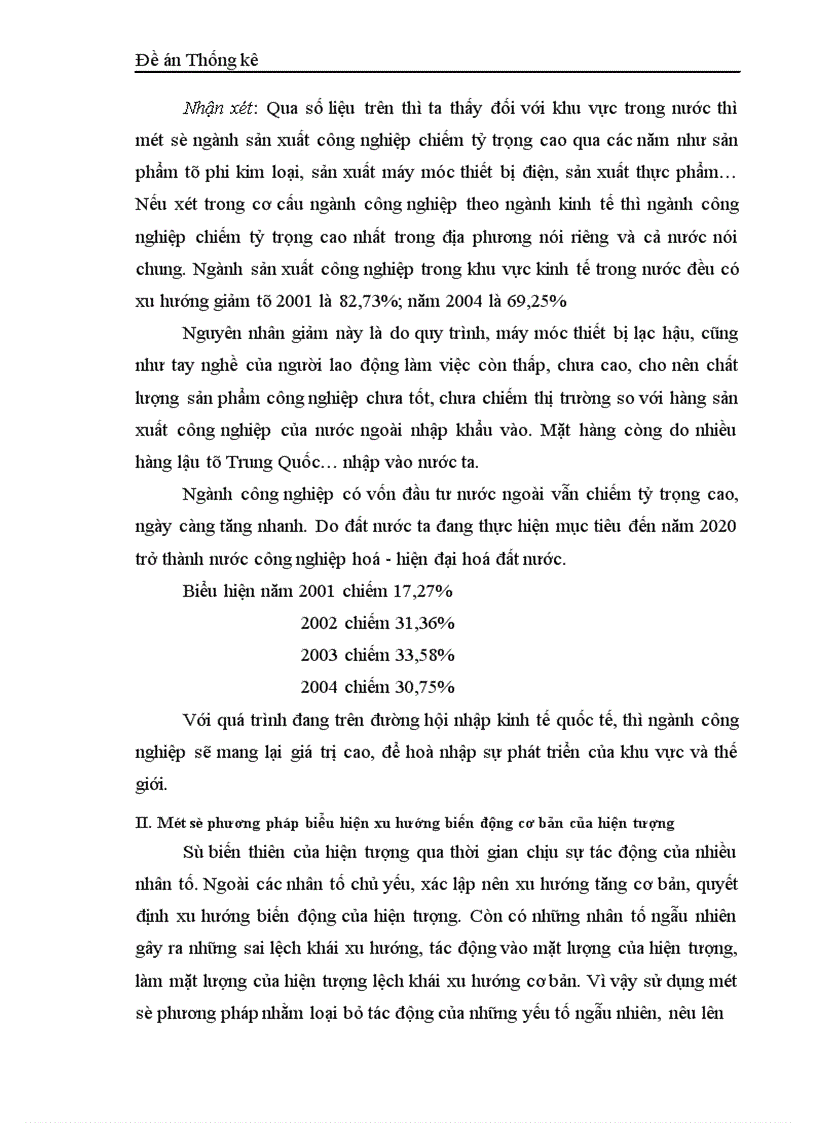 image for page Vận dụng phương pháp dãy số thời gian phân tích biến động giá trị sản xuất công nghiệp của Bình Lục Hà Nam thời kỳ 2000 2004 1