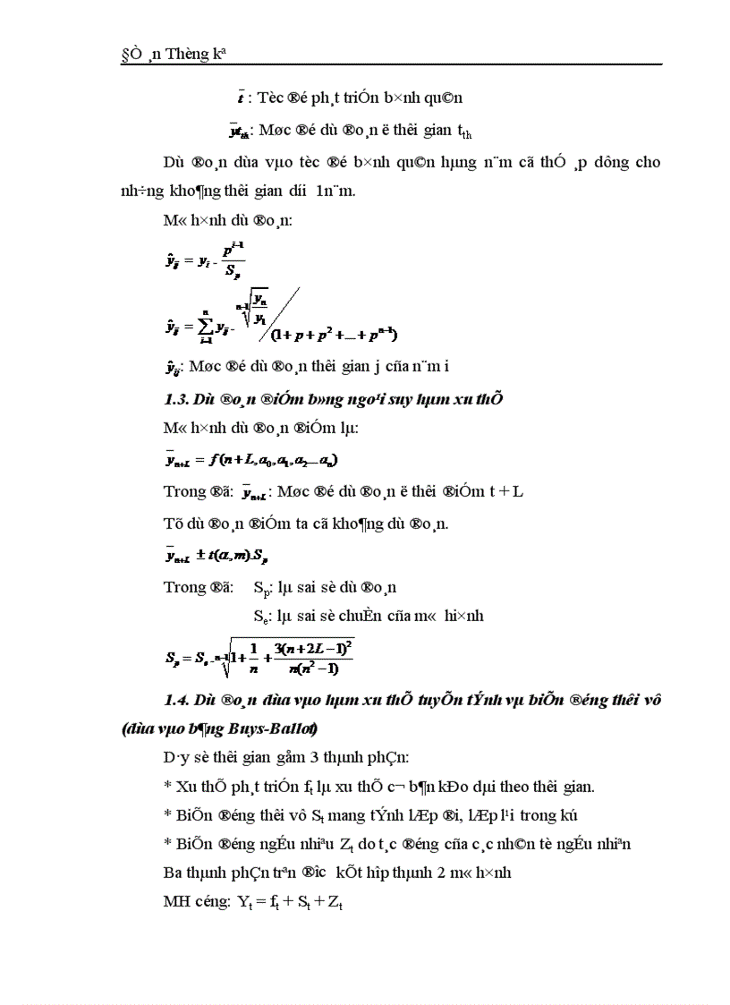 image for page Vận dụng phương pháp dãy số thời gian phân tích biến động giá trị sản xuất công nghiệp của Bình Lục Hà Nam thời kỳ 2000 2004 1