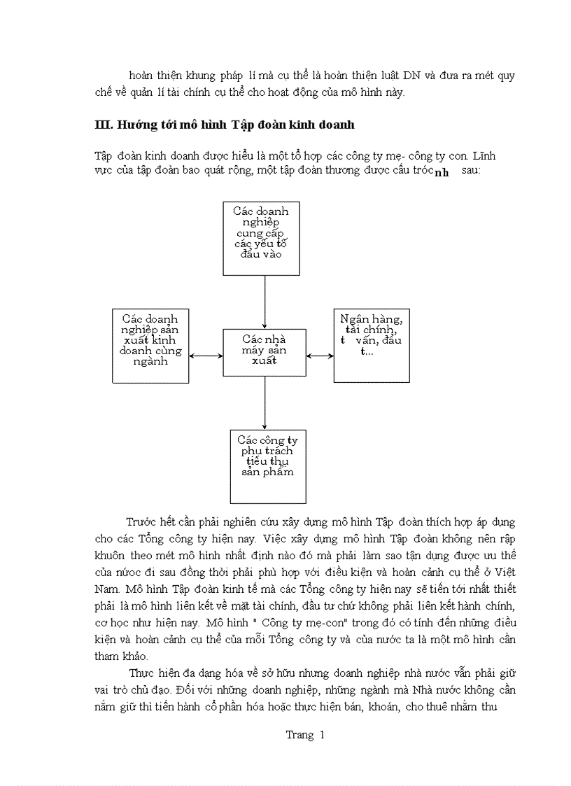 image for page Cơ sở khoa học của mô hình công ty mẹ công ty con