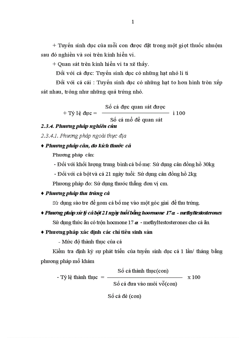 image for page Thực hiện quy trình sản xuất cá rô phi đơn tính đực 21 ngày tuổi bằng phương pháp cho ăn thức ăn trộn hoormone 17 methyltestosterone