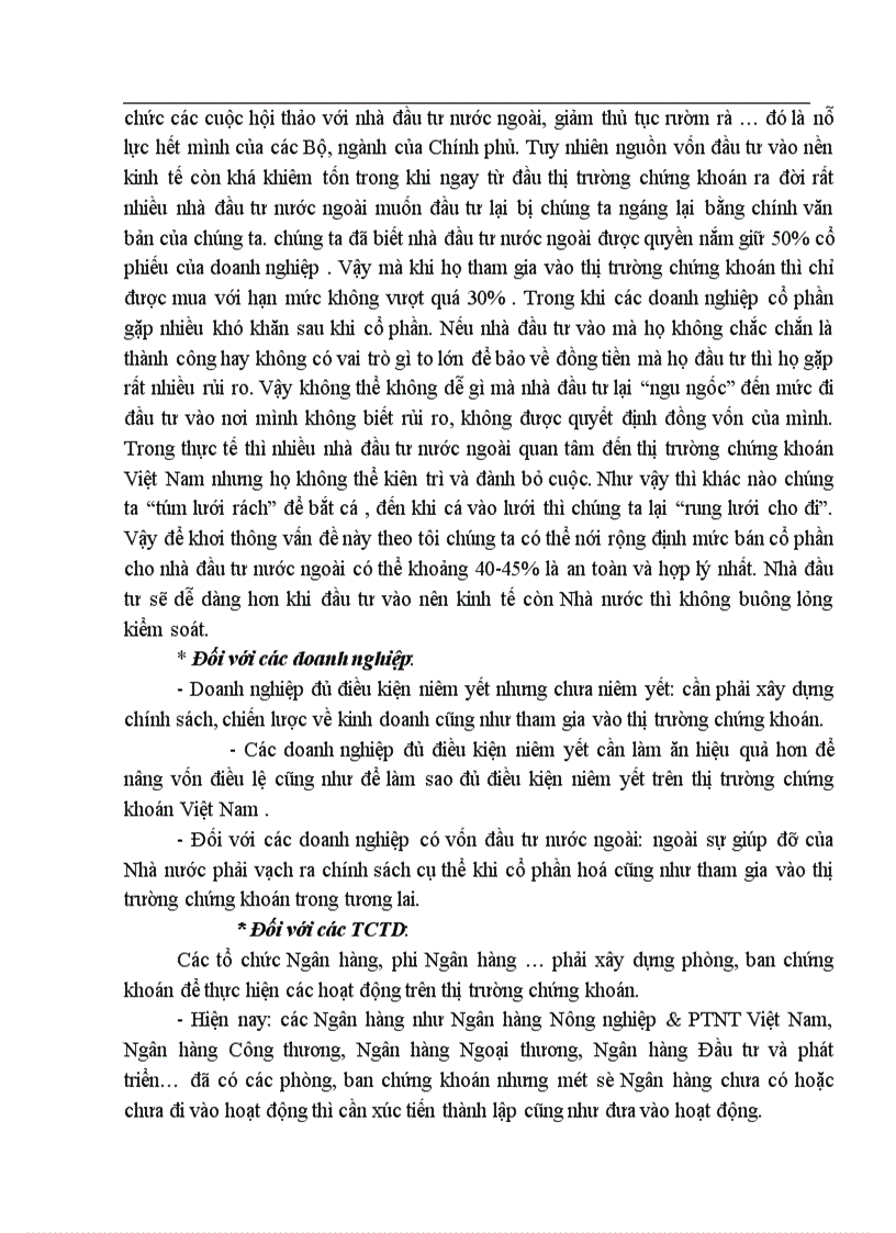 image for page Thực trạng hàng hoá trên thị trường chứng khoán và giải pháp tạo hàng hoá cho thị trường chứng khoán Việt Nam 1