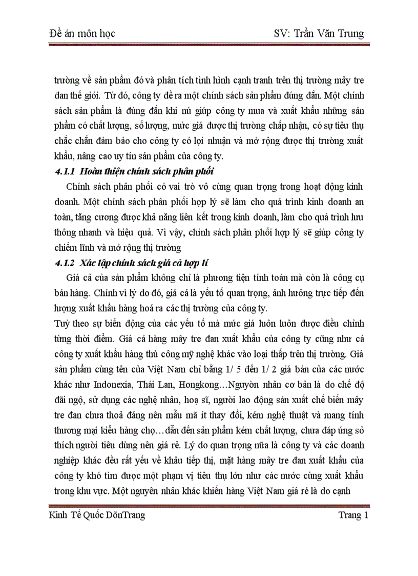 image for page Những nhân tố tác động tới xuất khẩu mây tre đan của công ty Unimex Hà Tây