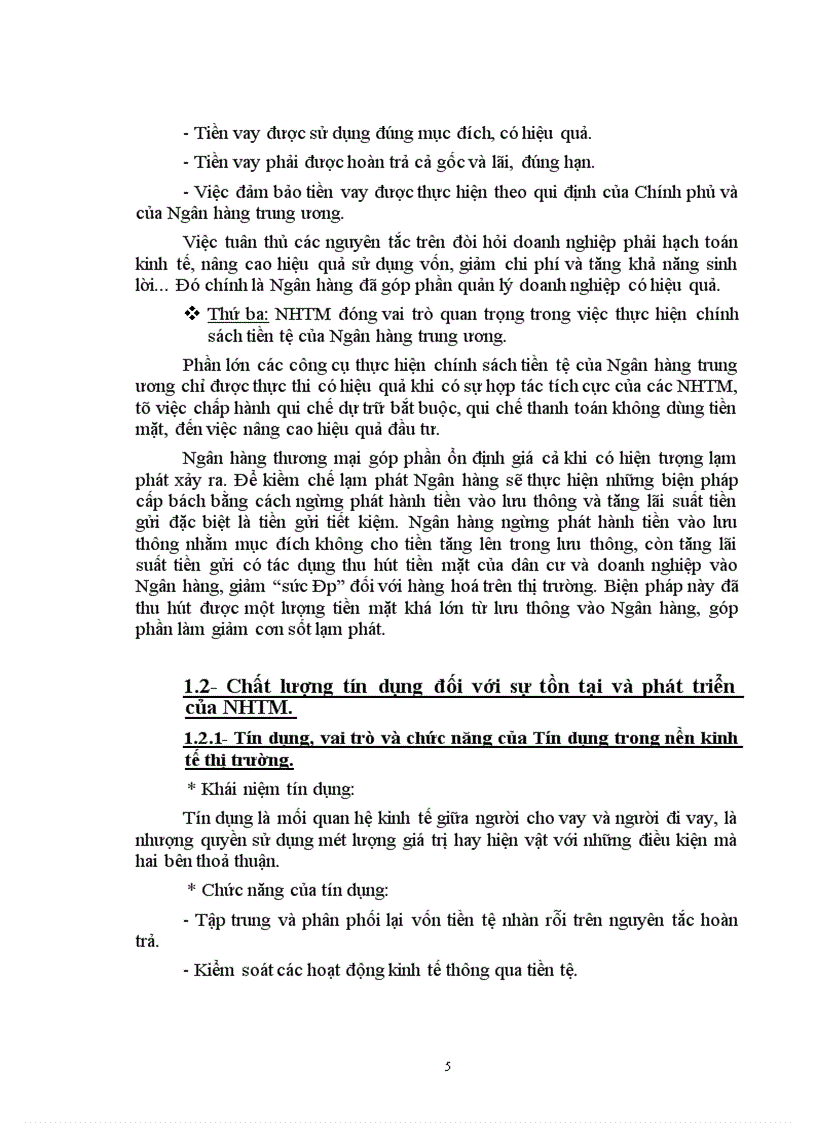 image for page Một số giải pháp nhằm nâng cao chất lượng tín dụng tại chi nhánh Ngân hàng nông nghiệp phát triển nông thôn Láng Hạ 1